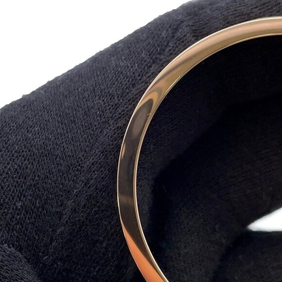 HERMES Mini Clic Chaine d'Ancre Bracelet Size PM Metal/Enamel Orange/Gold - Picture 4 of 9